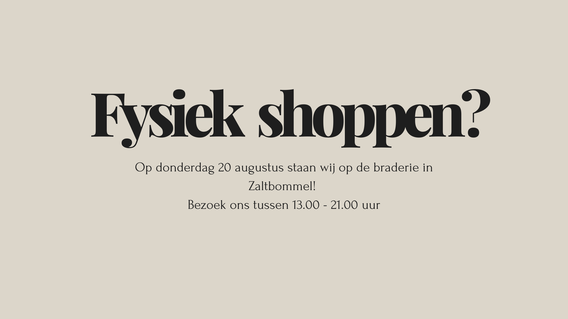 Braderie Zaltbommel kom dames kleding shoppen 