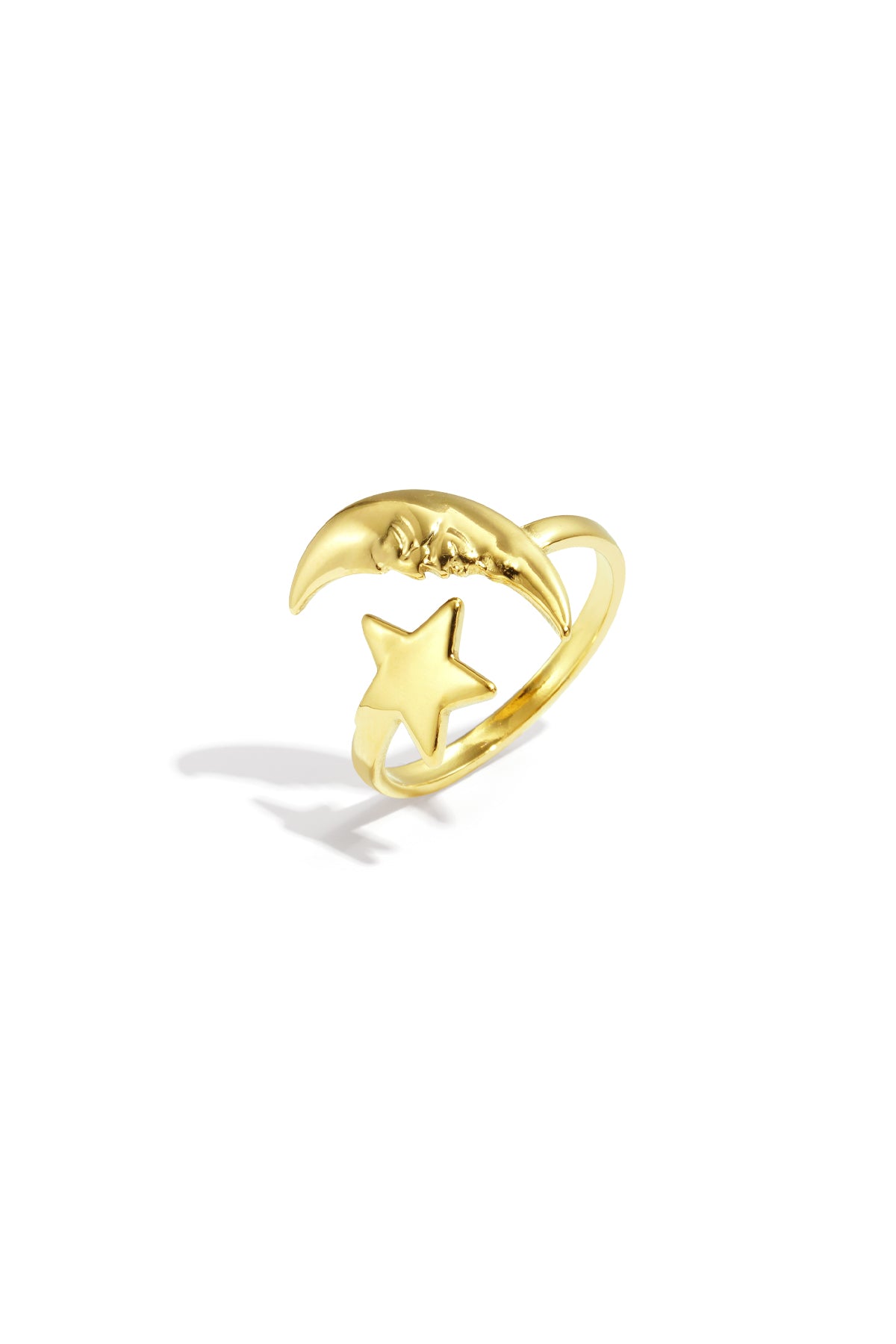 Minimalistische travel ring in het goud - By LIV Fashion